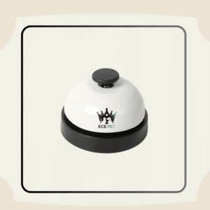 Steel Dog & Cat Training Bell (Black)