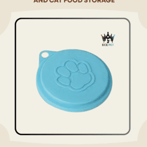 Airtight Can Lids for Dog & Cat Food – Universal Fit, PP Material (Blue)