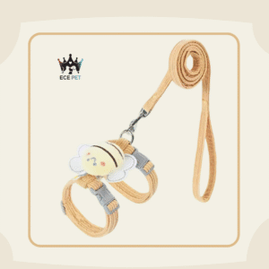 Bee Design Adjustable Harness and Leash Set – Anti-Escape Design